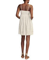 Lucky Brand Women's Poplin Cutout Mini Dress