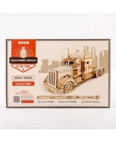 Diy 3D Wood Puzzle - Big Rig - 286pcs