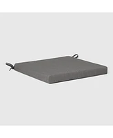 WestinTrends Outdoor Patio Kitchen Dining Chair Square Seat Cushions Set of 4, 18" x 18"