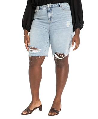 Eloquii Plus Size City Shorts