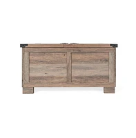 Merrick Lane Green River Farmhouse Storage Coffee Table