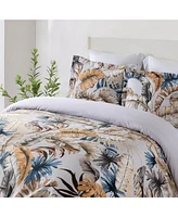 Egyptian Linens Oasis 100% Cotton Duvet Cover Set, King/California King