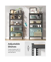 Slickblue Storage Shelves Adjustable Shelving Unit for Garage and Home Organization