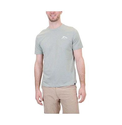Mountain and Isles Men's Beach Cowboy Graphic T-Shirt