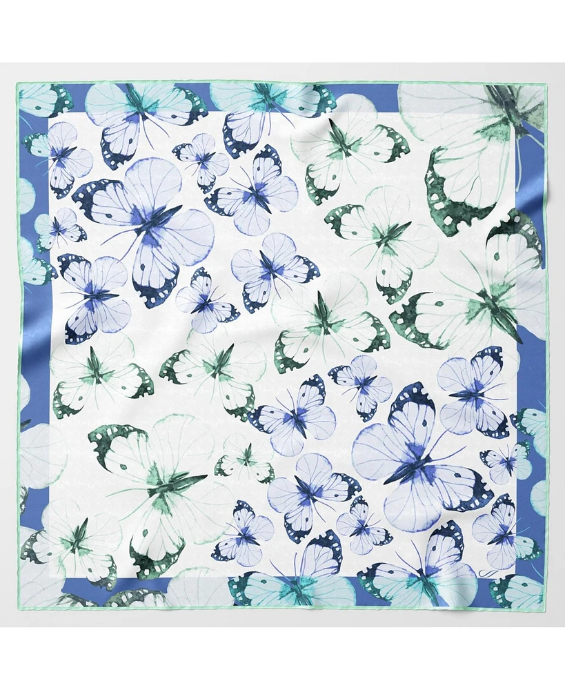 Elizabetta Farfalla - Hand Rolled Silk Foulard for Women