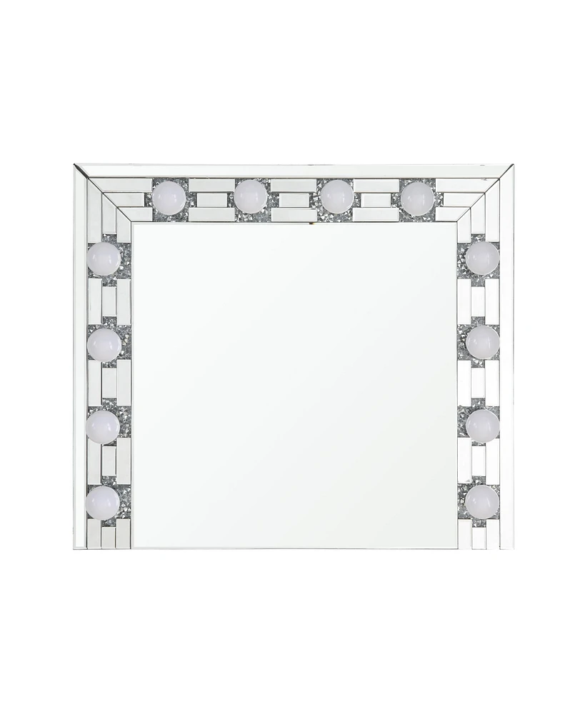 Streamdale Furniture Noralie Accent Mirror Mirrored & Faux Diamonds