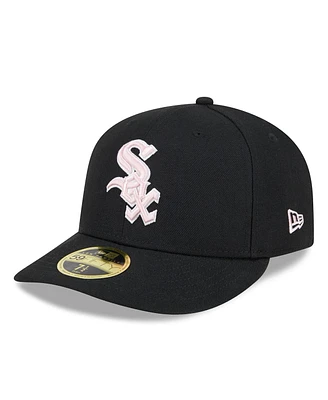 New Era Men's Black Chicago White Sox 2024 Mother's Day Low Profile 59FIFTY Fitted Hat