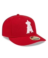 New Era Men's Red Los Angeles Angels 2024 Mother's Day Low Profile 59FIFTY Fitted Hat