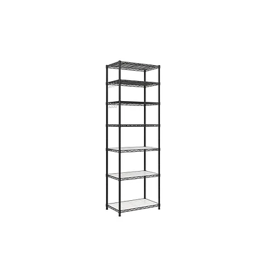 Slickblue Storage Shelves, Metal Shelves, Kitchen Shelving Unit with Adjustable Shelves, 7 Tier