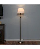 Brightech Gabriella 64" Led Modern Floor Lamp with Fabric Shade