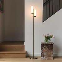 Gemini Dimmable Led Modern Tree Floor Lamp (64")