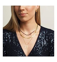 The Lovery Mini Herringbone Necklace 14K Gold