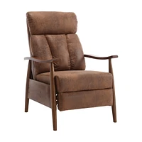 Wood Frame Armchair, Modern Accent Chair Lounge Chair For Living Room