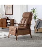 Wood Frame Armchair, Modern Accent Chair Lounge Chair For Living Room