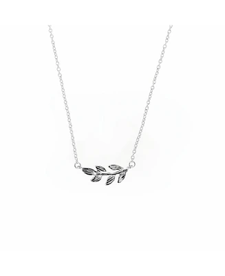 sanctuaire Sanctuary Project by Dainty Olive Branch Necklace Silver