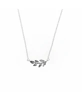 sanctuaire Sanctuary Project by Dainty Olive Branch Necklace Silver