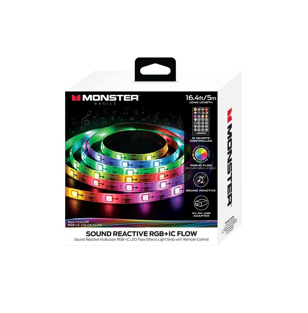 Monster Cable Monster 16.5 Ft. Multi-Color Flow Led Light Strip