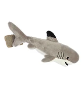 Aurora Medium Eco Softies Black Tipped Shark Eco Nation Eco-Friendly Plush Toy Grey 10.5"