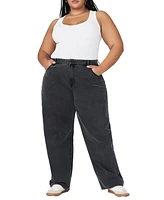 Eloquii Plus The Yvette Rigid Wide Leg Jean