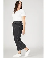 Eloquii Women's The Naomi Comfort Stretch Straight Jean Crop