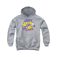 Batman Boys Youth Ha Halloween Pull Over Hoodie / Hooded Sweatshirt