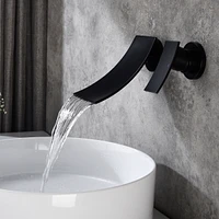 Streamdale Furniture Wall Mount Widespread Bathroom Faucet