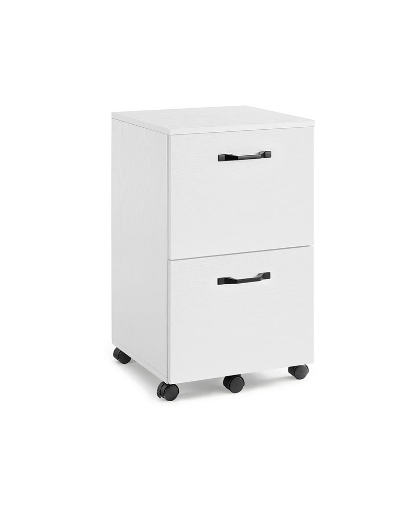 Slickblue Compact Industrial File Cabinet with 2 Drawers for Modern Storage Solutions