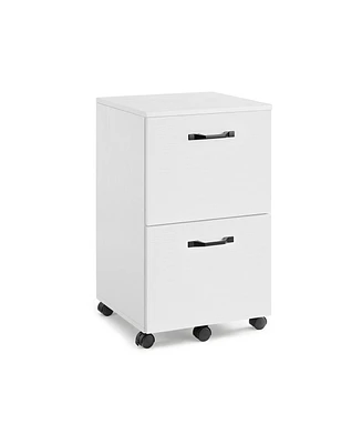 Slickblue Compact Industrial File Cabinet with 2 Drawers for Modern Storage Solutions