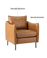 Hope Comfy Living Room Armchair with Metal Legs