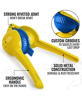 Zulay Kitchen Metal 2-In-1 Lemon Squeezer Manual - Sturdy