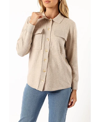 Petal and Pup Women's Hailee Long Sleeve Button Down Top