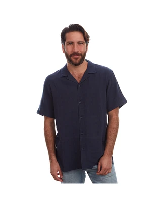 Px Men's Clothing Crinkled Gauze Shirt