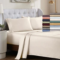 Superior Egyptian Cotton 1000 Thread Count Solid Sheet Set, California King
