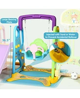 Vebreda Sugift 6-in-1 Climber Swing Basketball Hoop Football Gate