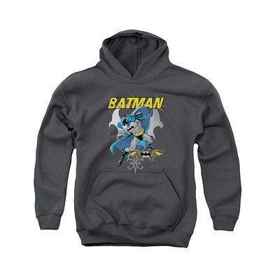 Batman Boys Youth Urban Gothic Pull Over Hoodie / Hooded Sweatshirt