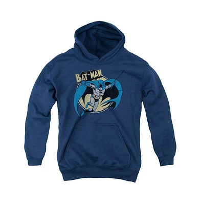Batman Boys Youth Through The Night Pull Over Hoodie / Hooded Sweatshirt