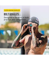 Finis Bolt Goggles - Competitive Swim Goggles for Women and Men - Anti-Fog Goggles with Uv Protection