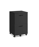 Slickblue Compact Industrial File Cabinet with 2 Drawers for Modern Storage Solutions