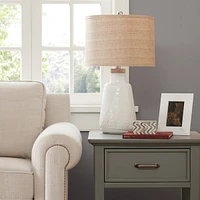 Streamdale Furniture Tate Boho Textured Ceramic Table Lamp