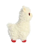 Aurora Medium Luvs-Ya Llama Valentine Heartwarming Plush Toy White 9.5"