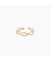 sanctuaire Twisted Bar Ring Gold