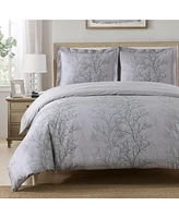 Egyptian Linens Arboreal 100% Cotton Duvet Cover Set