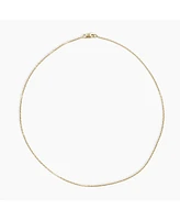 sanctuaire Dainty Chain Necklace 14K Solid Gold