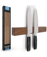 Zulay Kitchen Wooden Magnetic Knife Strip