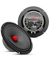 5 Core 8 inch Mid Range Speakers Woofer w/ Bullet Tweeter/ 580W Power, 30 Oz Magnet, 8 Ohm