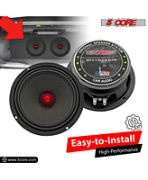 5 Core 6.5 inch Mid Range Speaker Woofer w/ Bullet Tweeter/ 580W Power, 30 Oz Magnet, 4 Ohm - Mr 6.5 Blt R 4oHM