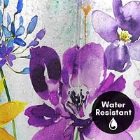 71x74 Botanical Shower Curtain - Floral Shimmer by Harrison Ripley