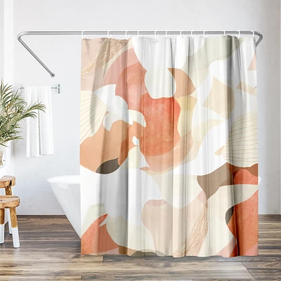 Americanflat 71x74 Abstract Shower Curtain