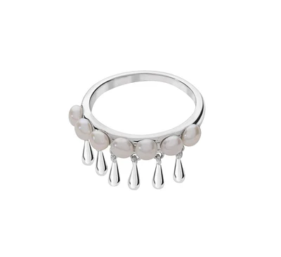 Lucy Quartermaine Royal Pearl Drop Ring T