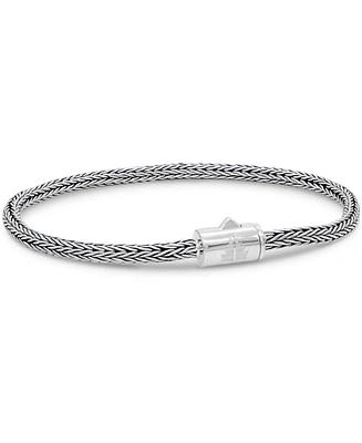 Devata Foxtail Round 3mm Chain Bracelet Sterling Silver